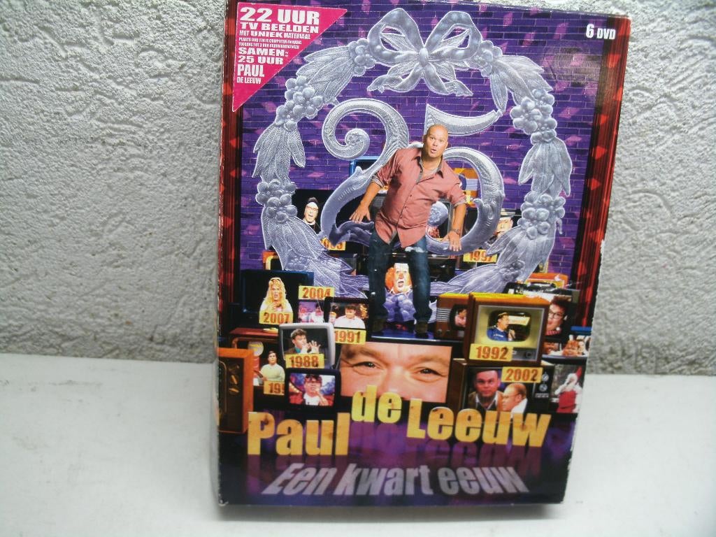 dvd 179b paul de leeuw 25 jaar  6 dvd, Alle leeftijden, Ophalen of Verzenden, Zo goed als nieuw, Stand-up of Theatershow