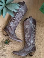 Vintage hoge cowboylaarzen 38 western boots knielaarzen, Hoge laarzen, -, Ophalen of Verzenden, Zo goed als nieuw