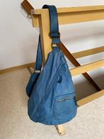 Blauwe leren rugzak - Italiaans design, nieuw!, Sieraden, Tassen en Uiterlijk, Tassen | Damestassen, Ophalen of Verzenden, Nieuw