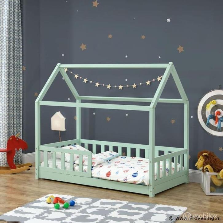 Online Veiling: Kinderbed Marli - 80 x 160 cm - Mint, Huis en Inrichting, Slaapkamer | Bedden, Nieuw