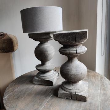 Houten Baluster - 40cm Decoratief Element beschikbaar voor biedingen