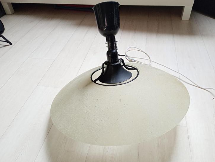 Mooie hanglamp voor de eetkamer, doorsnee 51,5 cm., Huis en Inrichting, Lampen | Hanglampen, Zo goed als nieuw, 50 tot 75 cm, Glas