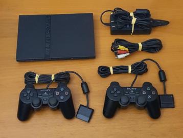 PS2 | SONY PlayStation 2 SLIM met 2 Controller & Kabels beschikbaar voor biedingen