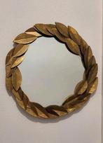 H&M Home spiegel met laurierbladrand, Huis en Inrichting, Woonaccessoires | Spiegels, Minder dan 50 cm, Rond, Ophalen of Verzenden