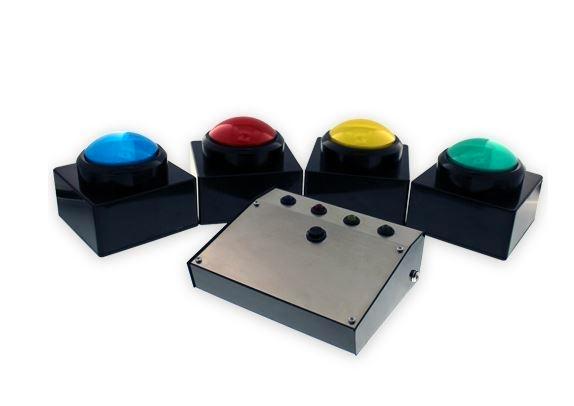 Quiz set te huur, huren, Hobby en Vrije tijd, Feestartikelen | Verhuur, Nieuw, Kerst of Sinterklaas, Ophalen of Verzenden