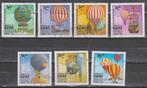 1441. Guinee Bissau 650/56 gest. Ballonvaart, Guinee, Ophalen of Verzenden, Gestempeld