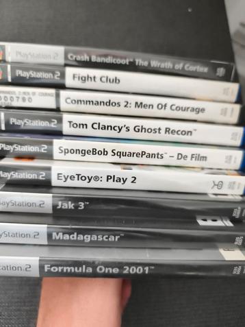 Diverse gebruikte  PlayStation 2 games  beschikbaar voor biedingen