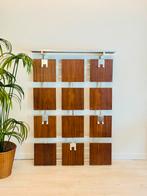 Vintage wandkapstok teak chroom jaren ‘60, Zo goed als nieuw, Nvt, Minder dan 100 cm, Metaal