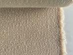 De Ploeg Lumina 05/76 beige+crème; max 7,5 meter meubelstof, Wol, 120 cm of meer, Beige, Ophalen of Verzenden