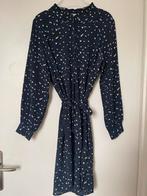Panterprint jurk donkerblauw, L, Kleding | Dames, Jurken, Blauw, Maat 42/44 (L), Pigalle, Ophalen of Verzenden