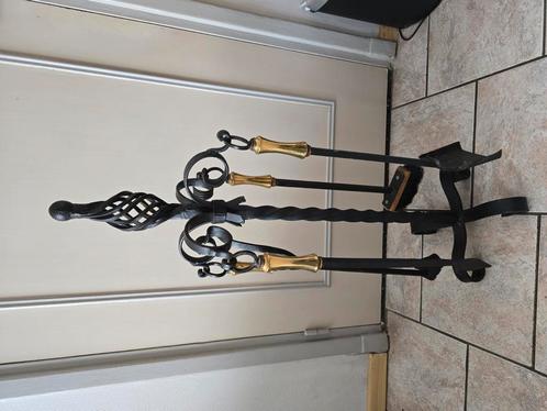 Open haard set, Huis en Inrichting, Haarden, Zo goed als nieuw, Houthaard, Ophalen of Verzenden