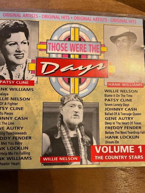 Those Were The Days 1 Cd (Hank Williams,Willie Nelson), Cd's en Dvd's, Cd's | Country en Western, Zo goed als nieuw, Ophalen of Verzenden