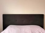 Hoofdbord bed antraciet b2.13m h 1.48m, Ophalen, Zo goed als nieuw, Tweepersoons