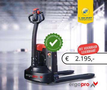 ERGOPRO pallettruck - onderhoudsvrije Li-ION batterij! beschikbaar voor biedingen