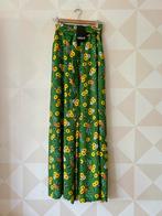 Collectif Kiko Trousers broek groen geel ananas S/36 NIEUW, Kleding | Dames, Nieuw, Ophalen of Verzenden, Maat 36 (S), Lang