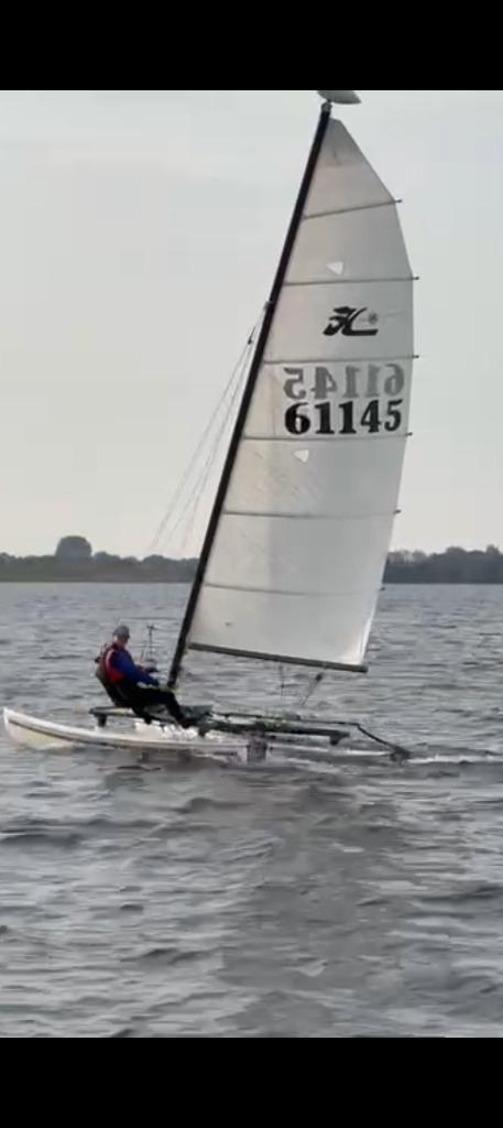 Catamaran Hobie 14, Watersport en Boten, Bootonderdelen, Gebruikt, Overige typen, Zeilboot, Ophalen