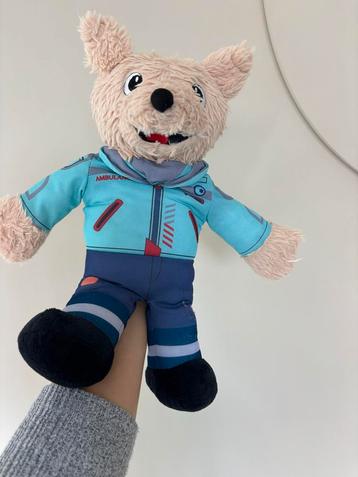 Handpop Ambulance Beer Hond Bogus - Zorgzame Vriend beschikbaar voor biedingen