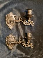 Antieke Wandkandelaars - Set van Twee, Ophalen of Verzenden