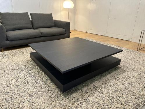 Maatwerk Matzwarte Salontafel – NP: €3.000, Huis en Inrichting, Tafels | Salontafels, Zo goed als nieuw, Minder dan 50 cm, 100 tot 150 cm