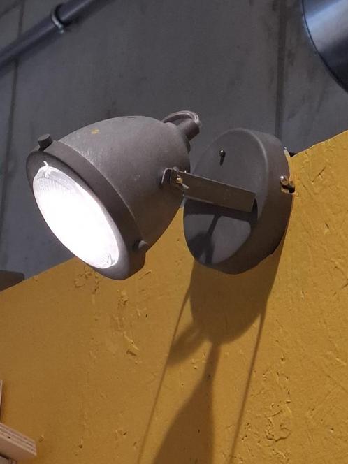 Wandspot industrial met snoer en stekker, Huis en Inrichting, Lampen | Spots, Zo goed als nieuw, Ophalen