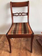 4 mahonie houten stoelen met mahoniehouten tafel, Ophalen