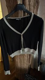 Superstar vestje zwart met zilver lurex - maat M, Ophalen of Verzenden, Zo goed als nieuw, Maat 38/40 (M), Zwart