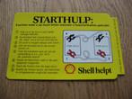 Sticker Shell helpt Starthulp , Ophalen, Nieuw, Auto of Motor