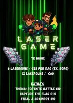 LASERGAMESET TE HUUR VOOR THUIS OF FEESTJES, Eén persoon