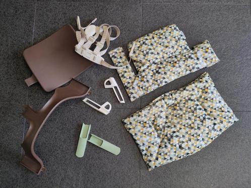 Stokke Tripp trapp babyset compleet, Kinderen en Baby's, Kinderstoelen, Gebruikt, Meegroeistoel, Gordel(s), Stoelverkleiner, Ophalen of Verzenden