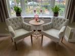 2 Fauteuils Richmond kleur ecru, Ophalen, Hout, Gebruikt, 75 tot 100 cm