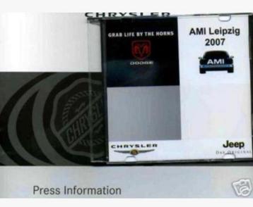 Chrysler,Dodge en Jeep CD-Rom AMI Leipzig 2007 beschikbaar voor biedingen