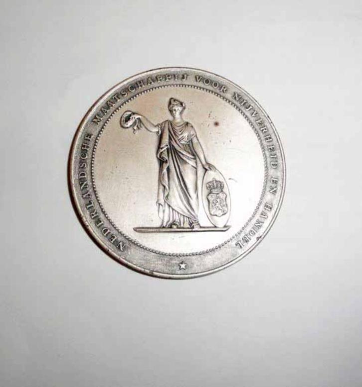 Penning Maatschappij voor Nijverheid en Handel Welvaart, Postzegels en Munten, Penningen en Medailles, Zilver, Nederland, Verzenden