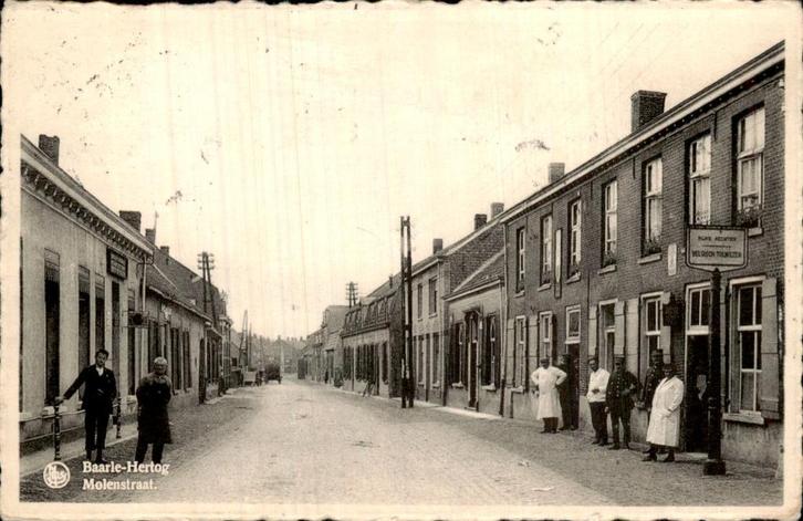 Baarle Hertog - Molenstraat, Verzamelen, Ansichtkaarten | Nederland, Gelopen, Noord-Brabant, 1940 tot 1960, Ophalen of Verzenden