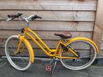Gele kinderfiets 24 inch lager frame kan al vanaf 6/7 jaar., Ophalen, 24 inch, Zo goed als nieuw, Btwin Decathlon