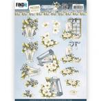 Precious Marieke CD11953 Christmas Blues Lanterns 3D knipvel, Kerst, ., Nieuw, Ophalen of Verzenden