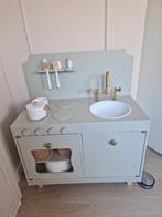Petit Amélie speelgoedkeuken taupe, Kinderen en Baby's, Speelgoed | Speelkeukens, Ophalen of Verzenden, Zo goed als nieuw