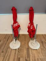 2 Coca Cola Parasols with Base, Ophalen of Verzenden, Zo goed als nieuw