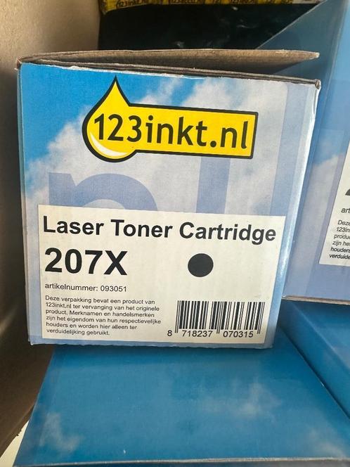 123inkt vervangt HP 207X (W2210X) toner zwart en magenta, Computers en Software, Printerbenodigdheden, Nieuw, Toner, Ophalen of Verzenden