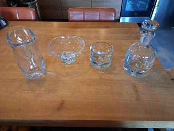 Complete set Krosno Bonny kristal mondgeblazen uit Polen! beschikbaar voor biedingen