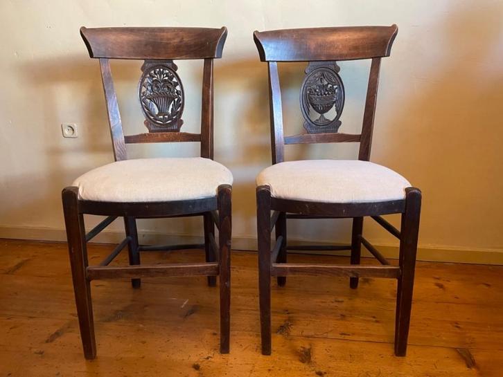 geweldige set Stoelen Frans antiek houtsnijwerk, Antiek en Kunst, Antiek | Meubels | Stoelen en Banken, Ophalen of Verzenden