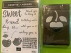 Bundel Stempelset Sweetest Cherries Stampin Up NIEUW, Ophalen of Verzenden, Nieuw, Overige thema's, Pons of Mal