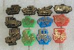 12 Speldjes Oude Auto's - Verzameling, Verzamelen, Speldjes, Pins en Buttons, Ophalen of Verzenden, Gebruikt, Transport, Speldje of Pin