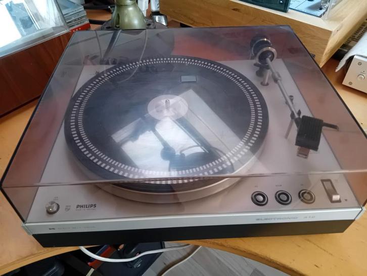Philips 312 Draaitafel met 412 Gold Element, Audio, Tv en Foto, Platenspelers, Gebruikt, Platenspeler, Philips, Ophalen of Verzenden
