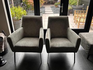 2x Fauteuil model Cadzand, kleur grijs beschikbaar voor biedingen