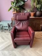 Prominent sta-op stoel maat S, Huis en Inrichting, Fauteuils, Ophalen, Gebruikt, Minder dan 75 cm, Leer