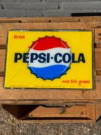Pepsi Cola oud reclamebord 1966, Ophalen, Reclamebord, Gebruikt, .