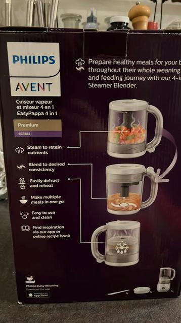 Philips 4-in-1 stomer blender voor baby voeding  beschikbaar voor biedingen