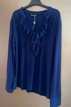 Maicazz travelstof blouse shirt maat xl 42 cobaltblauw, Kleding | Dames, Blauw, Maat 42/44 (L), Ophalen of Verzenden, Maicazz
