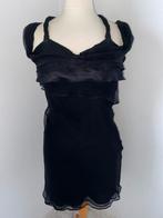 BRUUNS BAZAAR jurk ZIJDE mt 36, Zwart, Ophalen of Verzenden, Zo goed als nieuw, Bruuns Bazaar