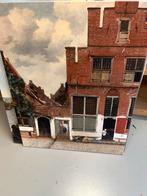 Het Straatje - Johannes Vermeer (Reproductie), Antiek en Kunst, Kunst | Schilderijen | Klassiek, Ophalen of Verzenden